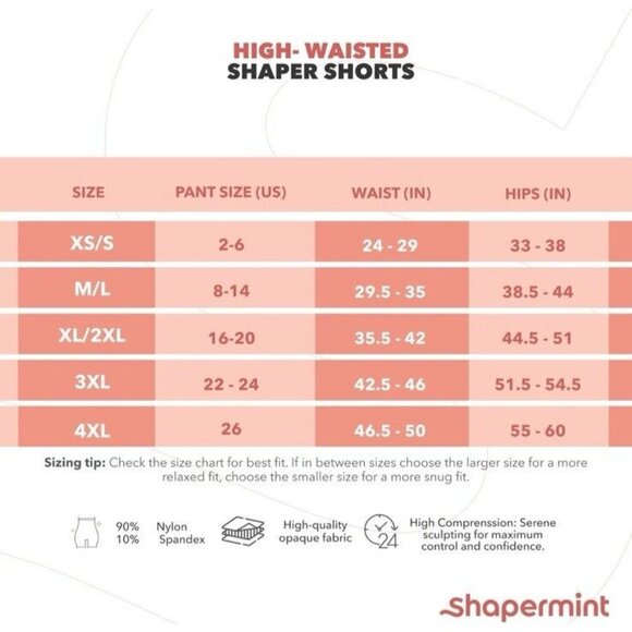 High Waisted Shapewear Nude Plus Size 4XL Tummy Control Shorts Firm for Dress - Picture 7 of 9